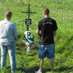 Przedstawiciele FC Olsztynek odwiedzili miejsce, w którym zginął Jacek Płuciennik